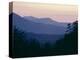 View of Afterglow from Foothills Park, West of Appalachian Mountains, Tennessee, USA-Julian Pottage-Premier Image Canvas
