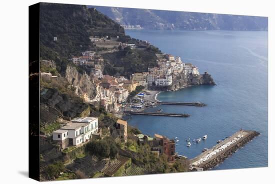 View of Amalfi, from Pastena, Costiera Amalfitana (Amalfi Coast), Campania, Italy-Eleanor Scriven-Premier Image Canvas