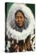 View of an Eskimo Beauty - Alaska-Lantern Press-Stretched Canvas