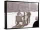 View of an Ice Cream Peddler on the Street, with Three Newsboys Buying Ice Cream, New York, c.1901-Byron Company-Premier Image Canvas