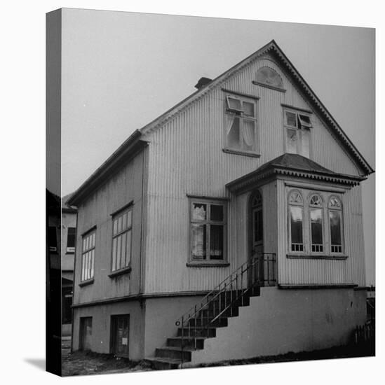 View of an Old Fashioned Dutch Style House-Ralph Morse-Premier Image Canvas