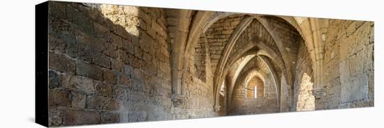 View of arches and ceiling of an old building, Caesarea, Tel Aviv, Israel-null-Premier Image Canvas