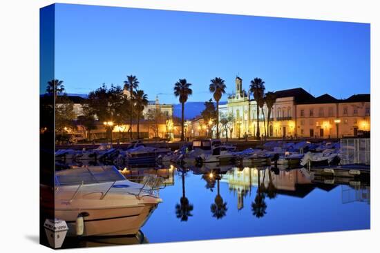 View of Arco da Vila across The Harbour, Faro, Eastern Algarve, Algarve, Portugal, Europe-Neil Farrin-Premier Image Canvas