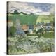 View of Auvers, 1890-Vincent van Gogh-Stretched Canvas