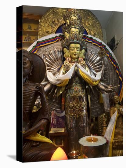View of Avalokiteshvara (Bodhisattva of Compassion) Patron Deity of Tibet-null-Premier Image Canvas