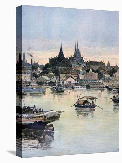 View of Bangkok, 1893-Henri Meyer-Premier Image Canvas