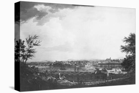 View of Bayonne Seen from Halfway Down the Citadel, 1761-Claude Joseph Vernet-Premier Image Canvas