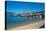 View of beach in Fiscardo harbour, Fiscardo, Kefalonia, Ionian Islands, Greek Islands, Greece-Frank Fell-Premier Image Canvas