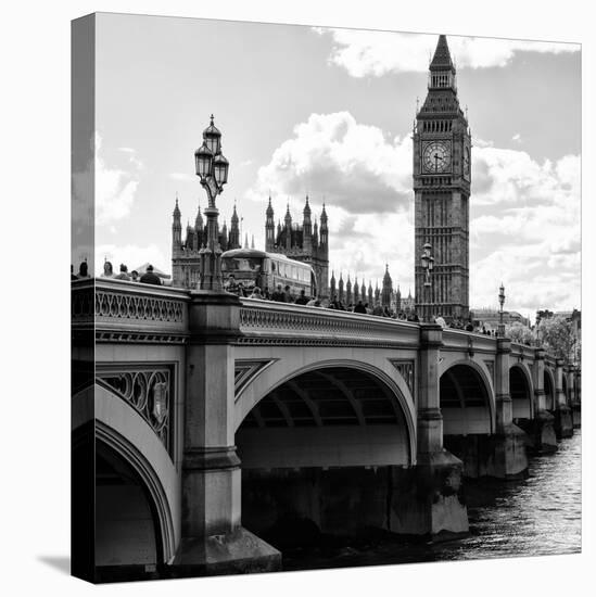 View of Big Ben from across the Westminster Bridge - Thames River - City of London - UK - England-Philippe Hugonnard-Premier Image Canvas