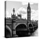 View of Big Ben from across the Westminster Bridge - Thames River - City of London - UK - England-Philippe Hugonnard-Premier Image Canvas