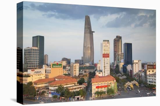 View of Bitexco Financial Tower and City Skyline, Ho Chi Minh City, Vietnam, Indochina-Ian Trower-Premier Image Canvas