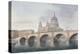 View of Blackfriars Bridge and St Paul's Cathedral, London, 1790-null-Premier Image Canvas