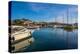 View of boats in Marina di Porto Rotondo, Porto Rotondo, Sardinia, Italy, Mediterranean, Europe-Frank Fell-Premier Image Canvas