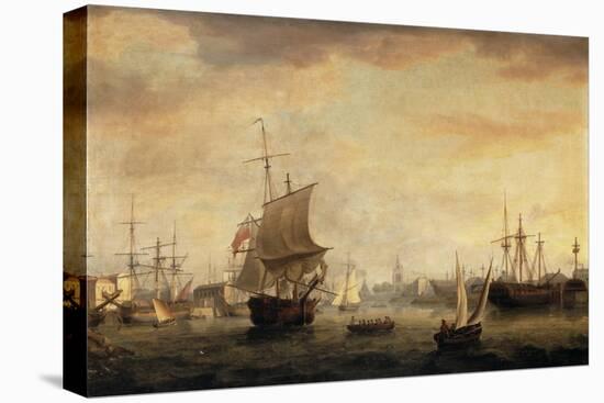 View of Bristol Dock and Quay, 1787-Thomas Whitcombe-Premier Image Canvas