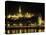 View of Budapest, Hungary at Night-Ron Rocz-Premier Image Canvas