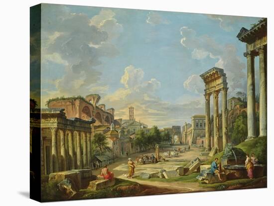 View of Campo Vaccino in Rome, 1740-Giovanni Paolo Pannini-Premier Image Canvas