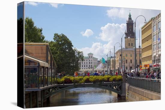 View of Canal and Town Hall, Gothenburg, Sweden, Scandinavia, Europe-Frank Fell-Premier Image Canvas