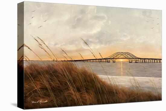 View of Captree Bridge-Diane Romanello-Stretched Canvas