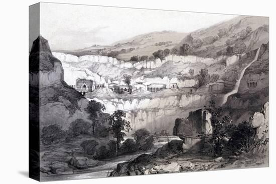 View of Caves, Ajunta, India, 1844-Thomas Colman Dibdin-Premier Image Canvas