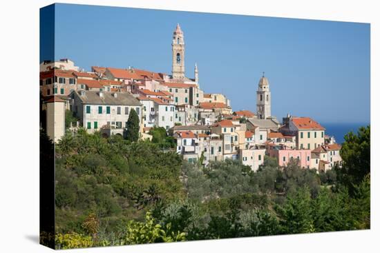 View of Cervo, Imperia, Liguria, Italy, Europe-Frank Fell-Premier Image Canvas