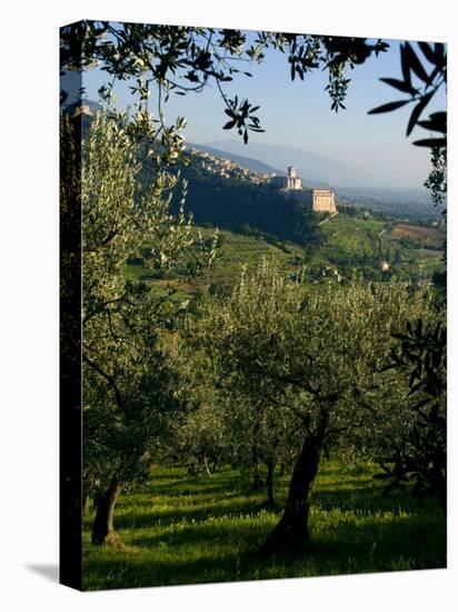 View of Church of San Francesco, Assisi, UNESCO World Heritage Site, Umbria, Italy, Europe-Charles Bowman-Premier Image Canvas