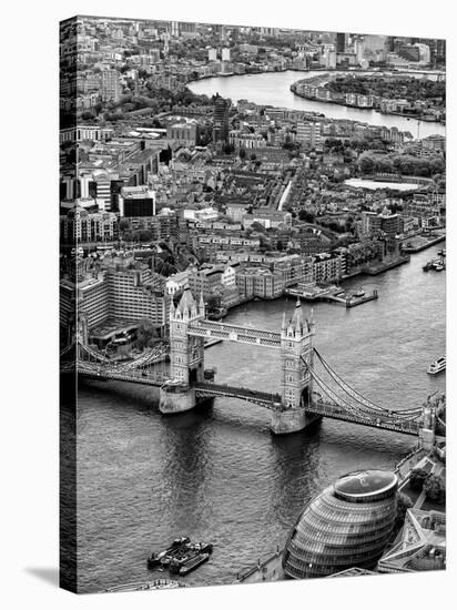 View of City of London with Tower Bridge - London - UK - England - United Kingdom - Europe-Philippe Hugonnard-Premier Image Canvas