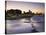 View of City Skyline and Beachfront at Sunset, Durban, Kwazulu-Natal, South Africa-Ian Trower-Premier Image Canvas