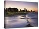 View of City Skyline and Beachfront at Sunset, Durban, Kwazulu-Natal, South Africa-Ian Trower-Premier Image Canvas