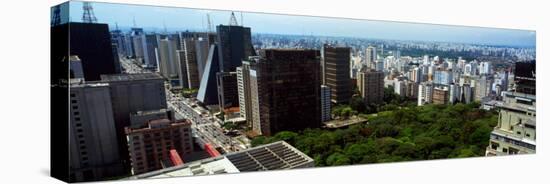 View of Cityscape, Trianon Park, Sao Paulo, Brazil-null-Premier Image Canvas