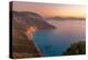 View of coastline, sea and hills near Assos at sunset, Kefalonia, Ionian Islands, Greek Islands-Frank Fell-Premier Image Canvas