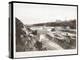 View of Construction of the Panama Canal with Concrete Forms, Trains, Digging Machines and…-Byron Company-Premier Image Canvas