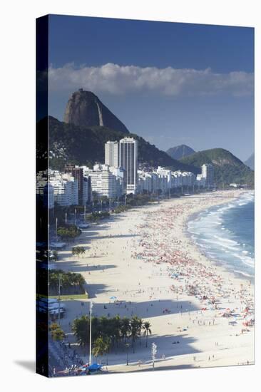 View of Copacabana Beach, Rio de Janeiro, Brazil, South America-Ian Trower-Premier Image Canvas