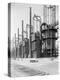 View of Cracking Stills at Oil Refinery-null-Premier Image Canvas