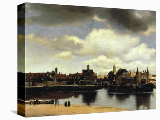 View of Delft, 1658-60-Johannes Vermeer-Premier Image Canvas