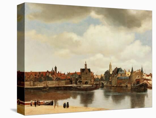View of Delft, about 1660-Johannes Vermeer-Premier Image Canvas