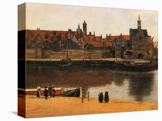 View of Delft, c.1660-61-Johannes Vermeer-Premier Image Canvas