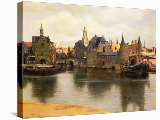 View of Delft, c.1660-61-Johannes Vermeer-Premier Image Canvas