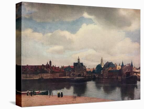 'View of Delft from the Rotterdam Canal', 1660-61, (1912)-Jan Vermeer-Premier Image Canvas