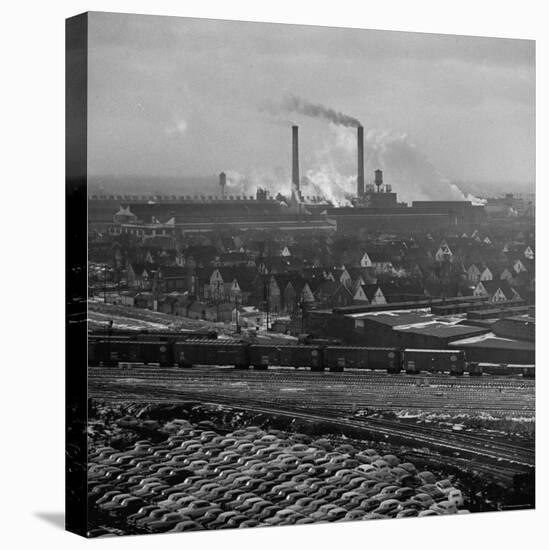 View of Detroit-John Dominis-Premier Image Canvas