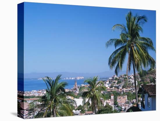 View of Downtown Puerto Vallarta and the Bay of Banderas, Mexico-Merrill Images-Premier Image Canvas