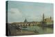View of Dresden from the Right Bank of the River Elbe Upriver of the Augustusbruecke, 1747-Canaletto-Premier Image Canvas
