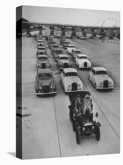 View of Early Models of Rolls Royce Cars-null-Premier Image Canvas