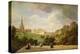 View of Edinburgh, the Walter Scott Monument-Pierre Justin Ouvrie-Premier Image Canvas