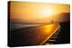 View of Empty Road at Sunset-Lamzeon-Premier Image Canvas