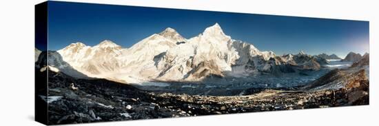 View of Everest and Nuptse from Kala Patthar-Daniel Prudek-Premier Image Canvas