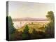 View of Exmouth from the Beacon Walls-W.H. Hallett-Premier Image Canvas