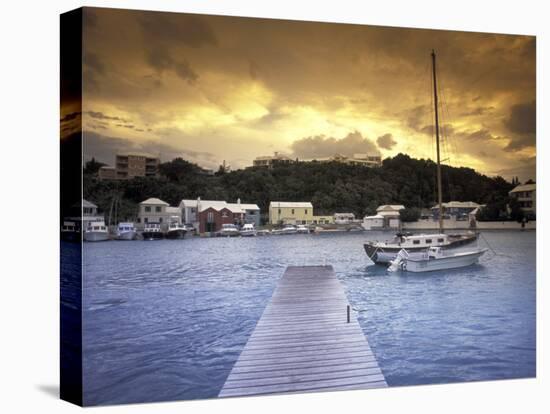 View of Flatts Village, Bermuda, Caribbean-Robin Hill-Premier Image Canvas