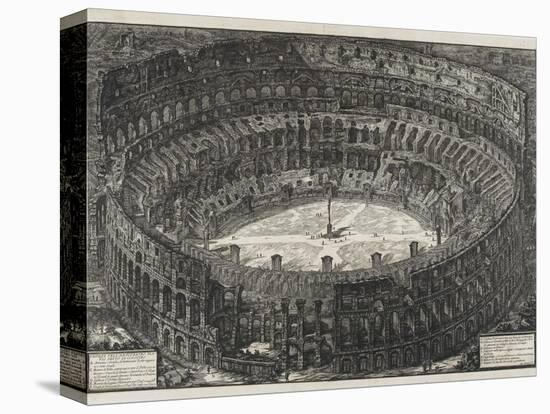 View of Flavian Amphitheater, Called the Colosseum, from Views of Rome, 1776-Giovanni Battista Piranesi-Premier Image Canvas