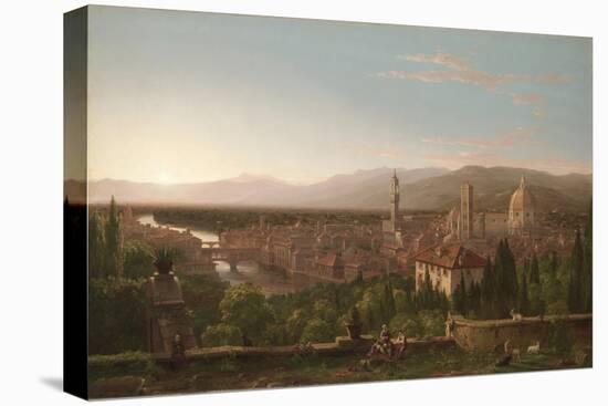 View of Florence, 1837 (Oil on Canvas)-Thomas Cole-Premier Image Canvas