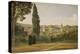 View of Florence from the Boboli Gardens, about 1835/40-Jean-Baptiste-Camille Corot-Premier Image Canvas